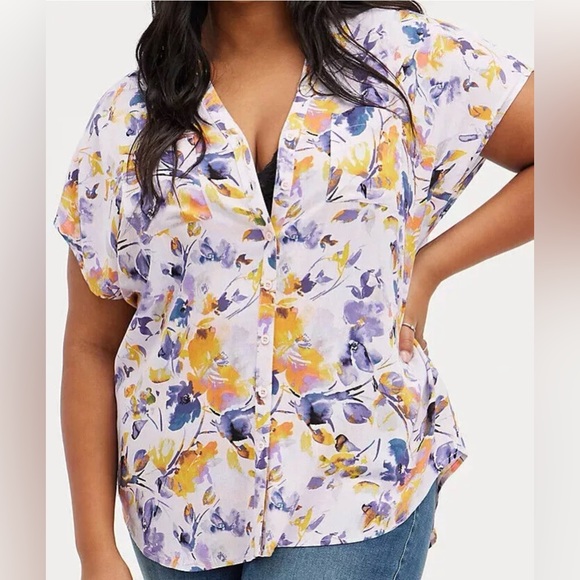 TORRID dolman blouse size 2 - Picture 1 of 7